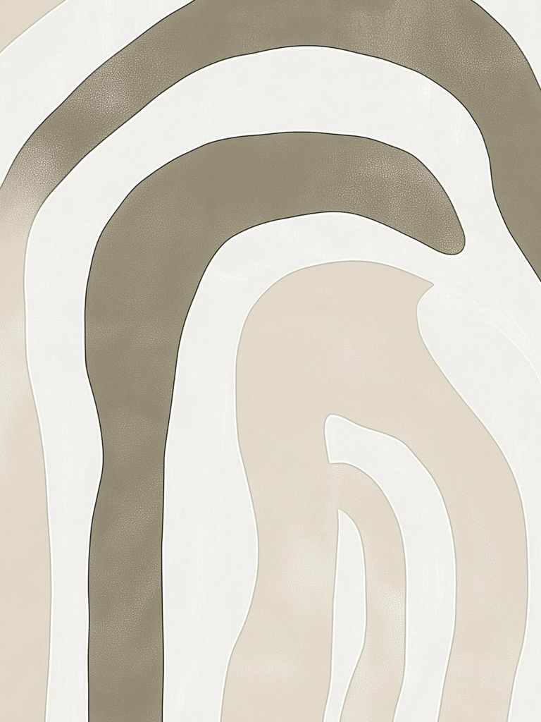 Poster 60x80cm Minimalistischer Bereich, Skandinavischer Stil, Boho