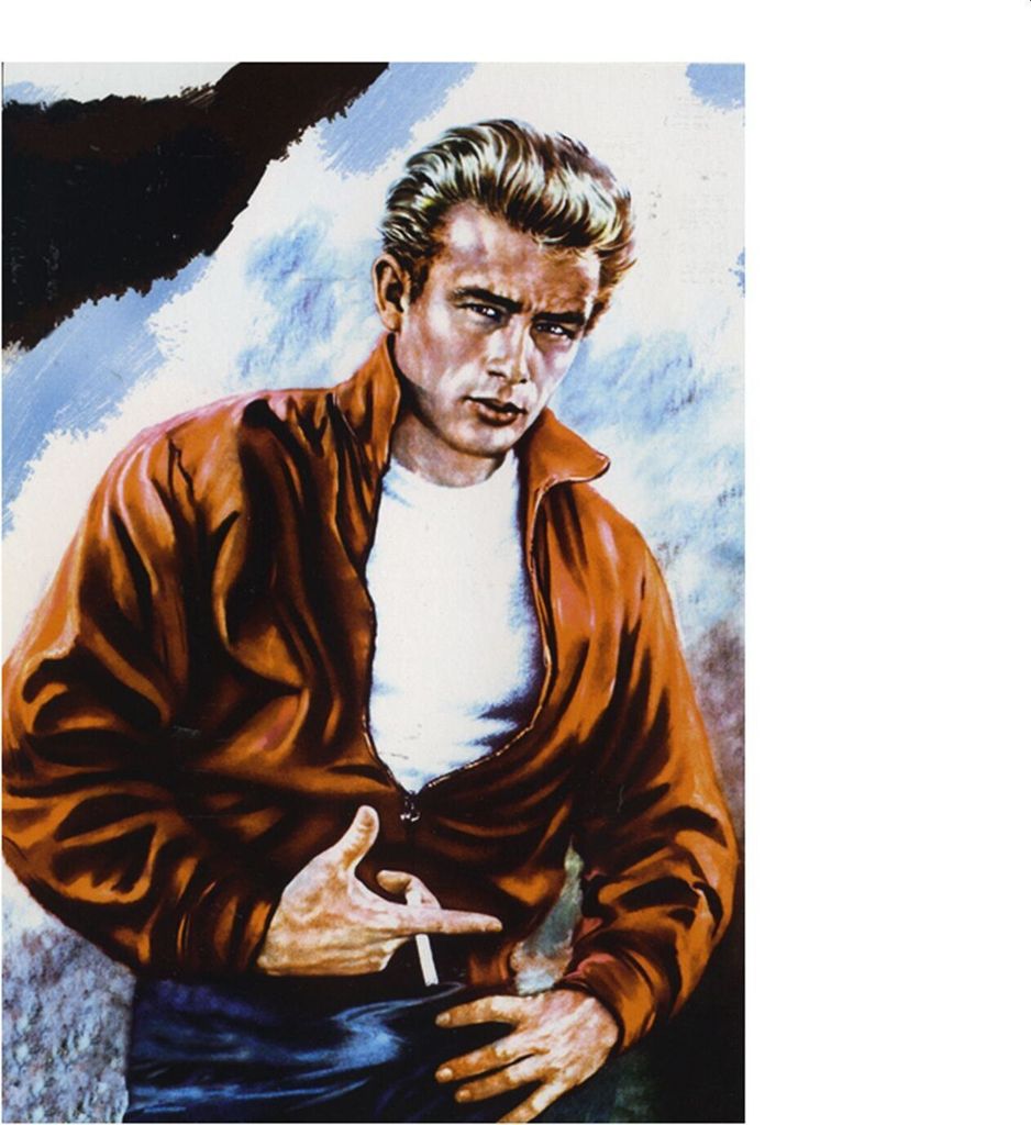 Postkarte - James Dean - Painting