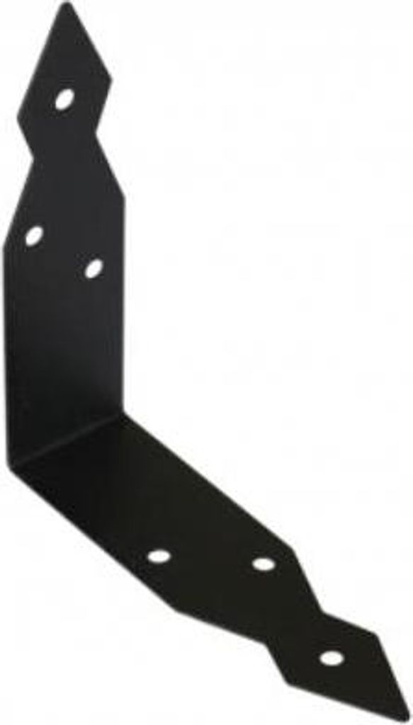 Möbelwinkel, dekorativ Eckwinkel 146x40 schwarz
