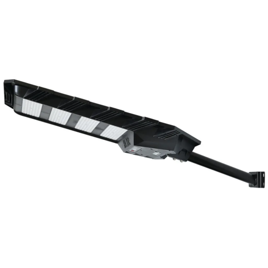 Lampadaire solaire extérieur LED STRADA 80W IP65 900lm Noir et Moderne