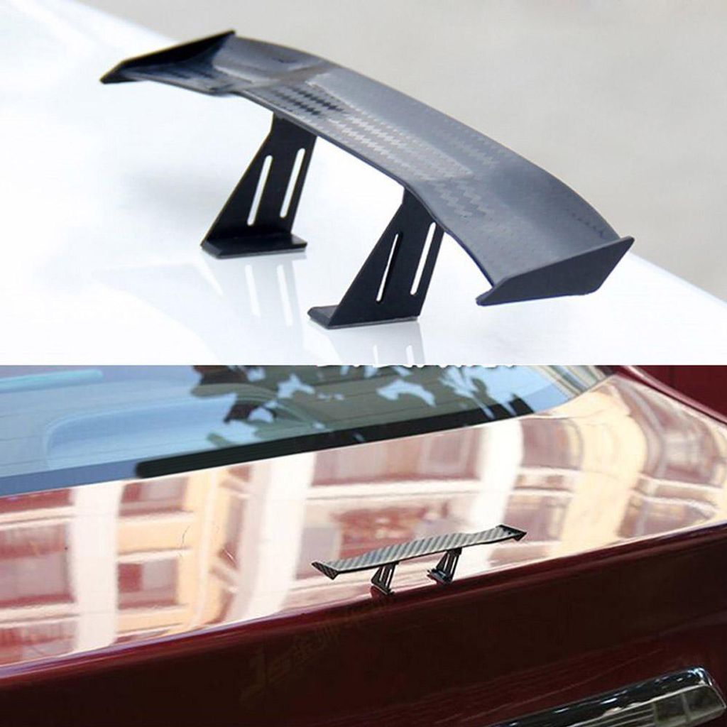 Mini Spoiler auto auto coda decorativa ala fibra di Immagine del prodotto 
