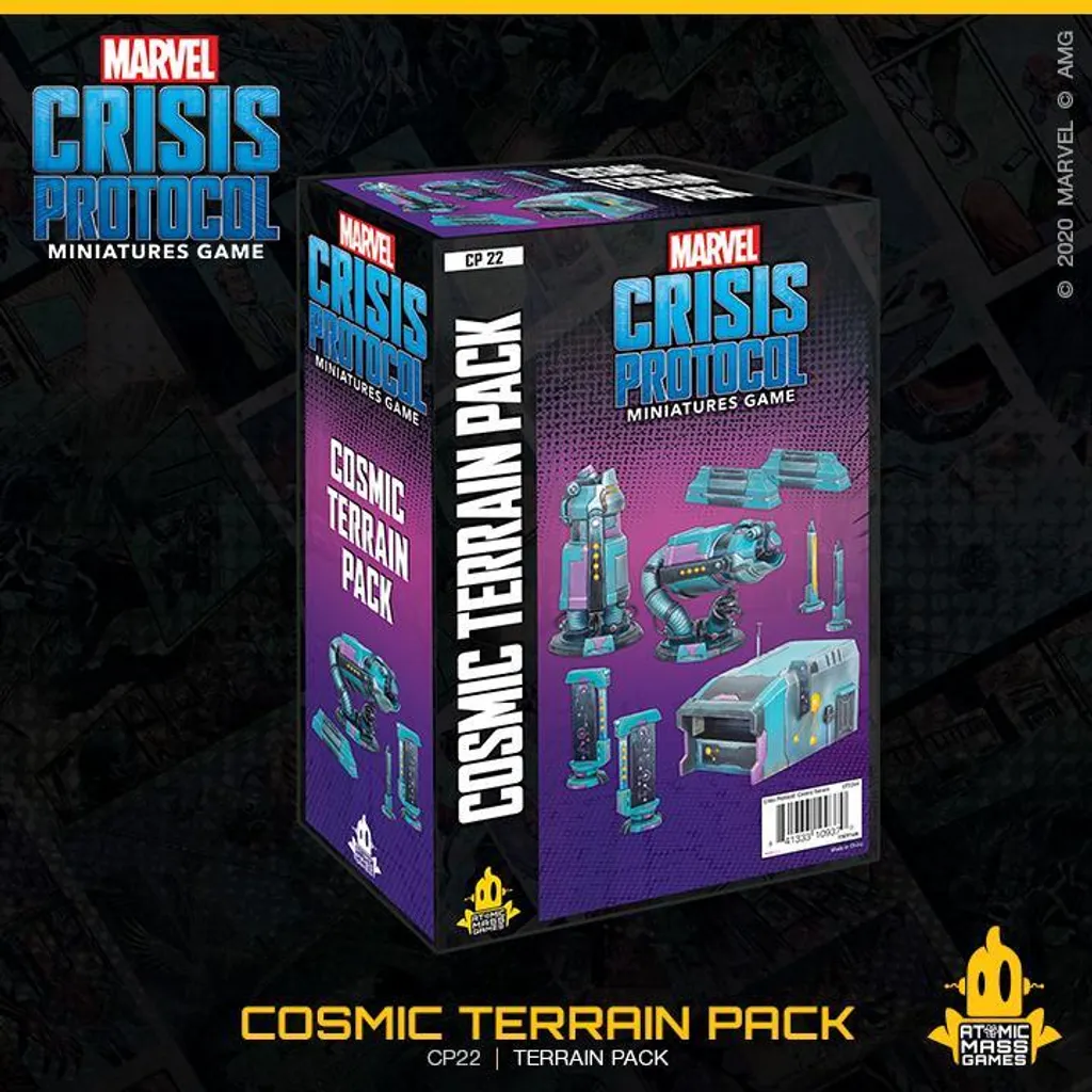 Marvel Crisis Protocol Pack de Terrain Cosmique - Décors de Jeu Figurine