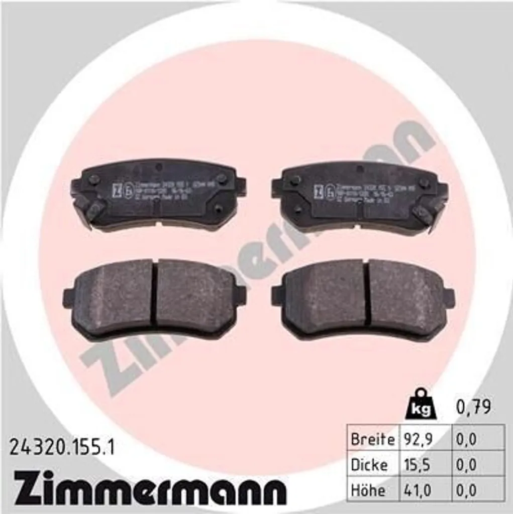 Pare-brise feuilleté acoustique Zimmermann 24320.155.1 pour Rio II JB