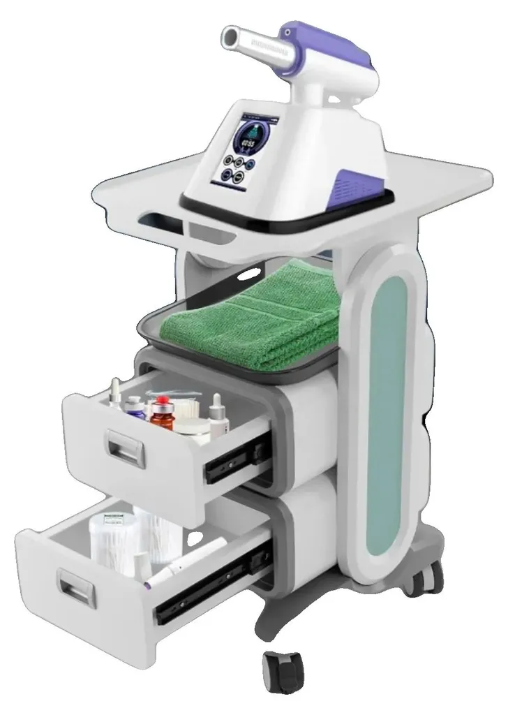 Chariot cosmétique robuste en ABS 60 kg pour organiser votre salon