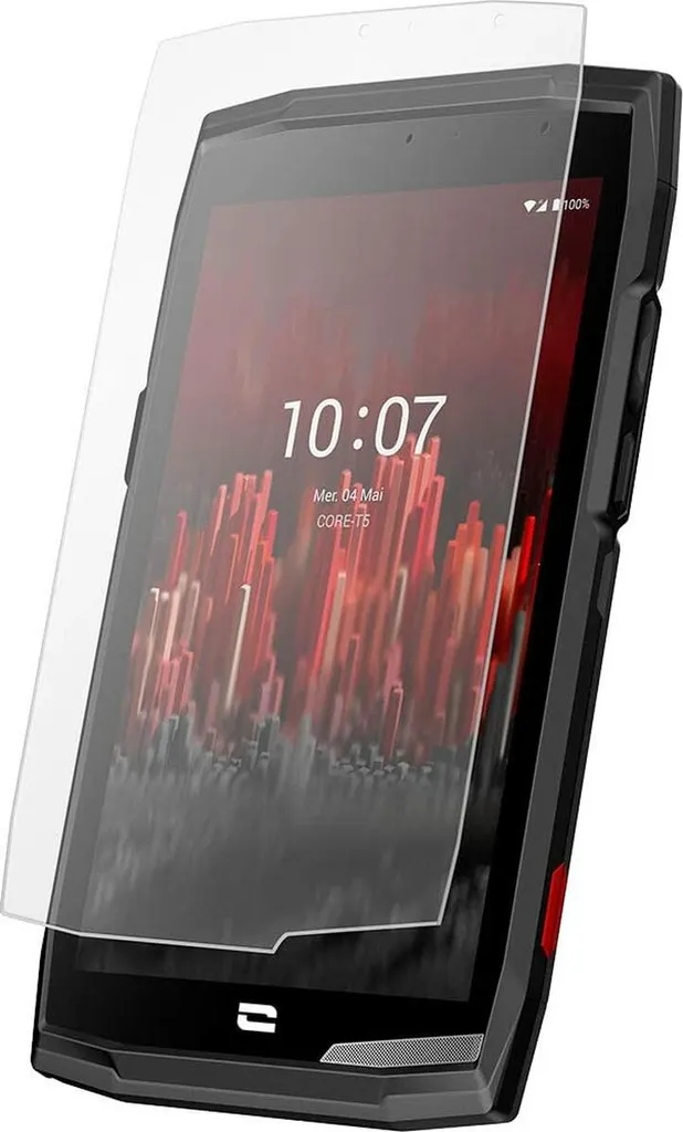 Crosscall, pellicola per display in vetro oleorepellente per Crosscall Core T5, trasparente