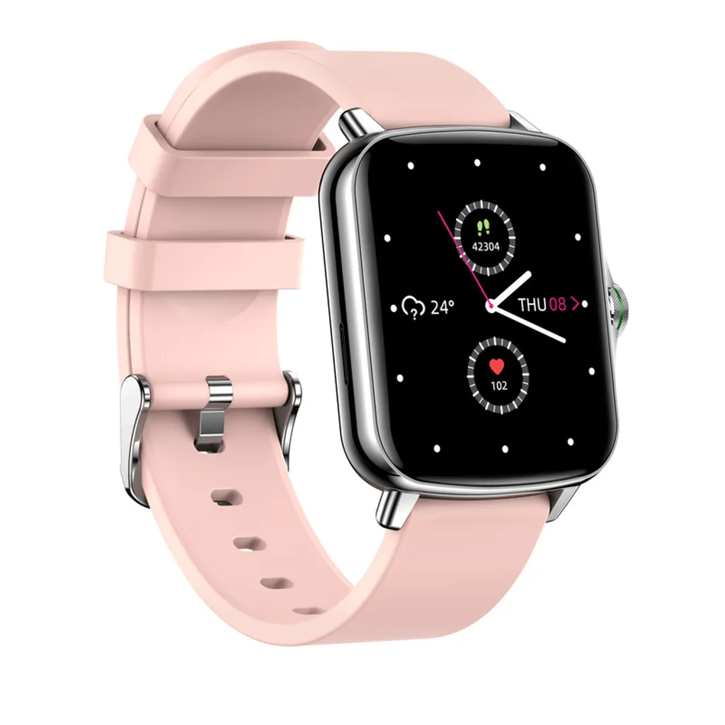 Montre Connectée TK22 Rose : Ne Manquez Plus Aucun Appel ni Message Important
