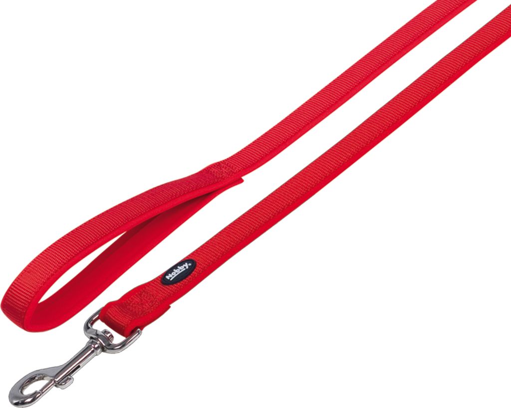 Nobby Leine "Classic Preno" L: 120 cm, B: 25/35 mm rot / rot