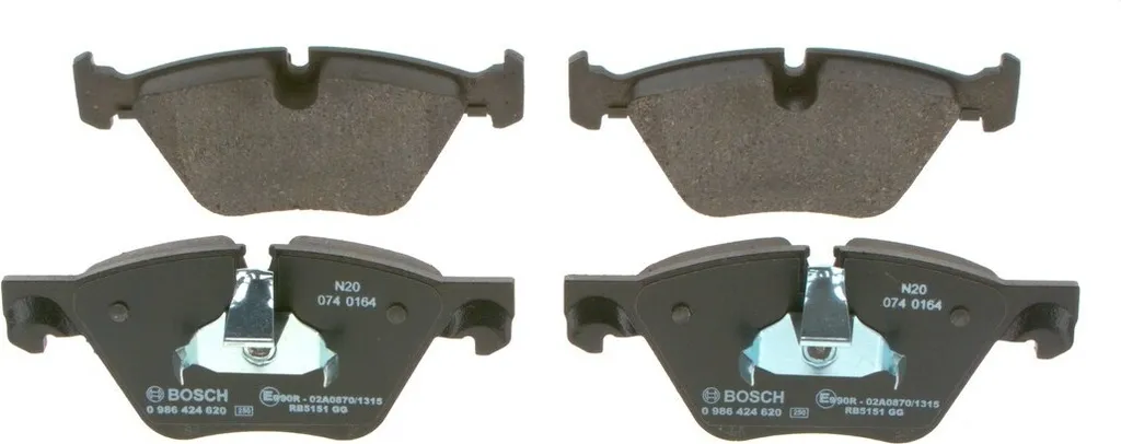 Plaquettes Bosch 0 986 424 620 haute performance pour BMW série 5