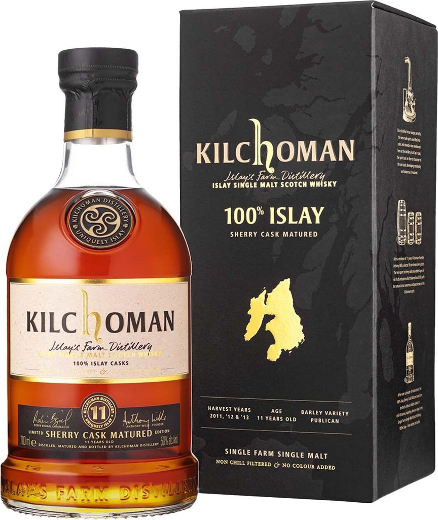 Kilchoman 100% Islay - 11 Jahre - Sherry Cask Matured - Islay Single Malt Scotch Whisky
