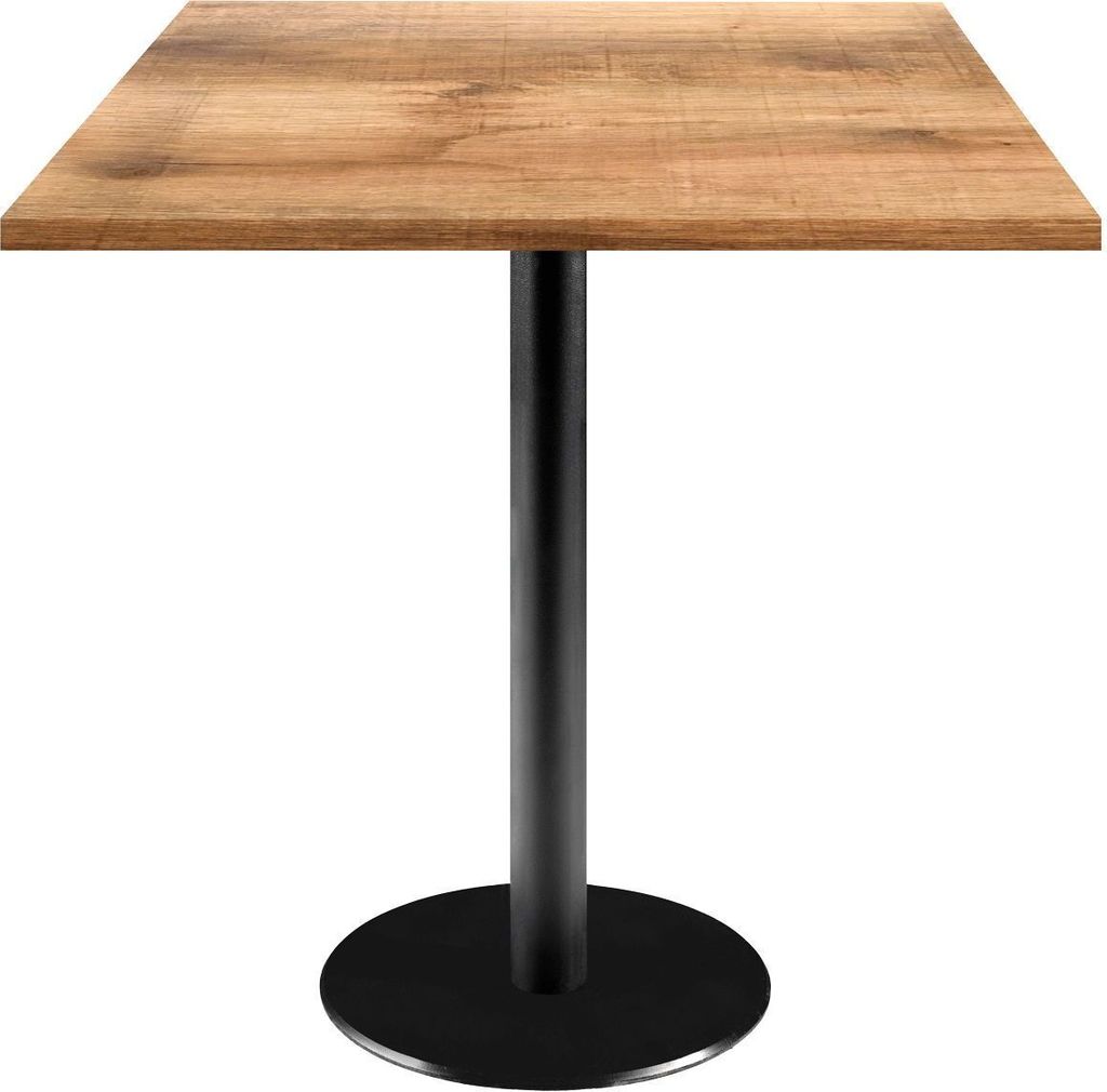 Tisch 70 x 70 cm – Modell Rom, helles Tanninholz