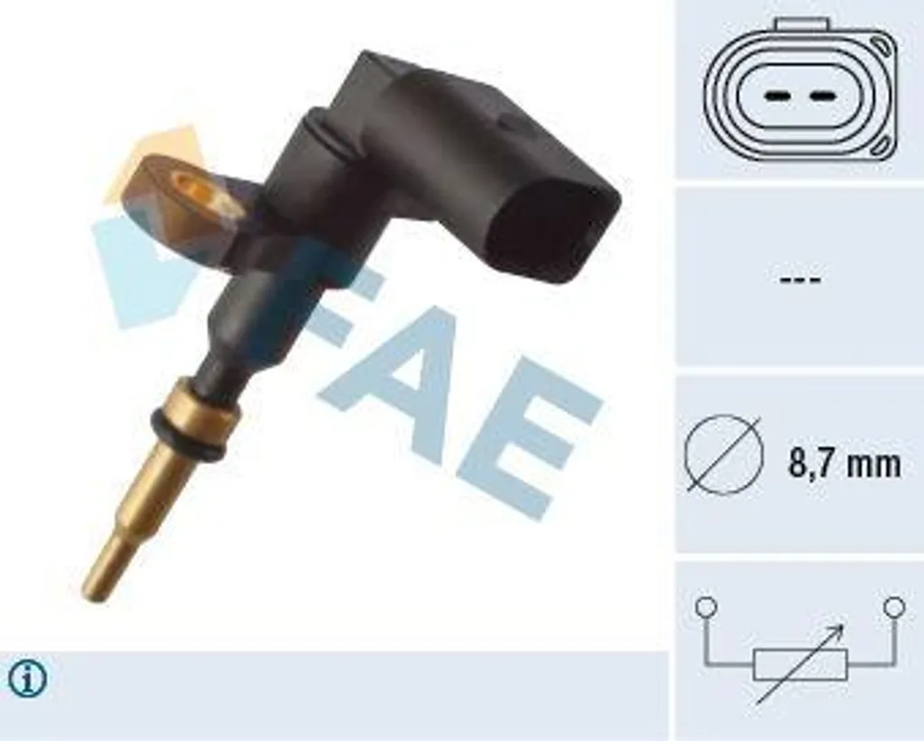 Sensore Liquido Raffreddamento FAE 33895 04E919501B per VW Audi