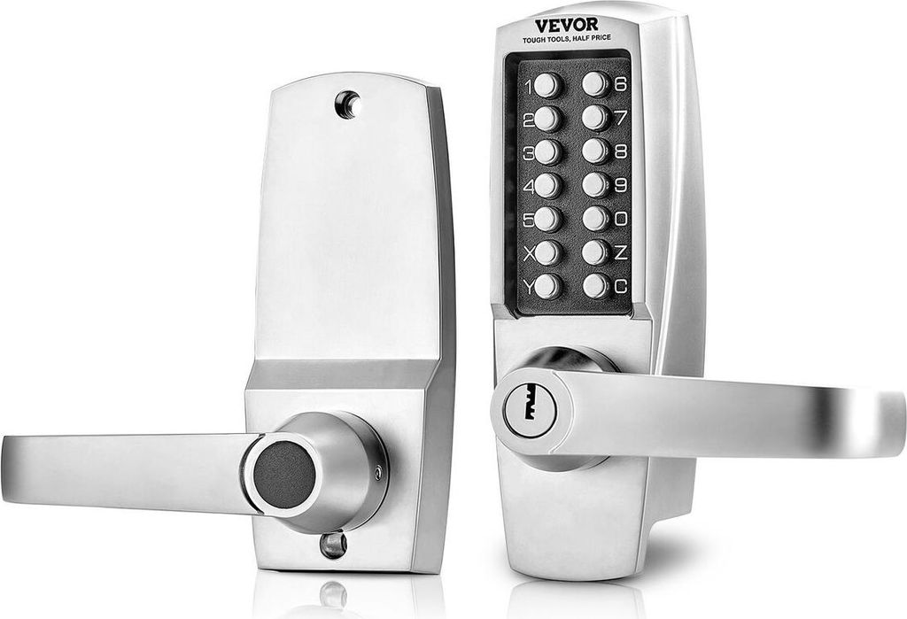 Mechanisches schlüsselloses Türschloss 14-tastiges mechanisches Türschloss mit Schlüssel