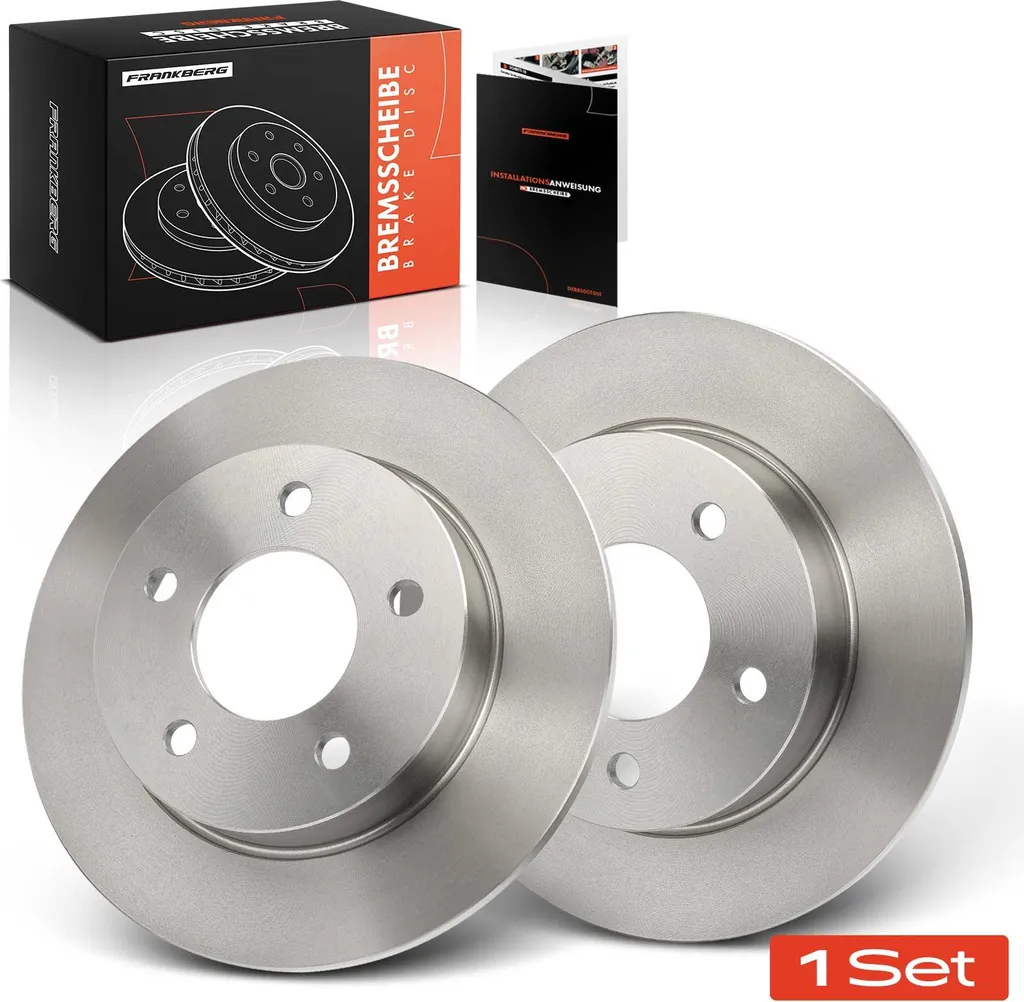 Disques de Frein Avant Mazda 3 BK BL en Acier Haute Résistance 2 Pièces