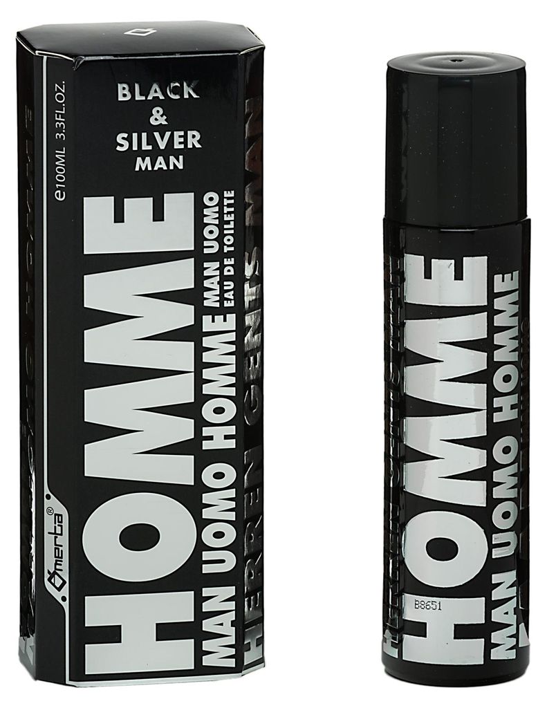 Omerta Black & Silver für Herren Eau de Toilette, 100 ml Produktbild 