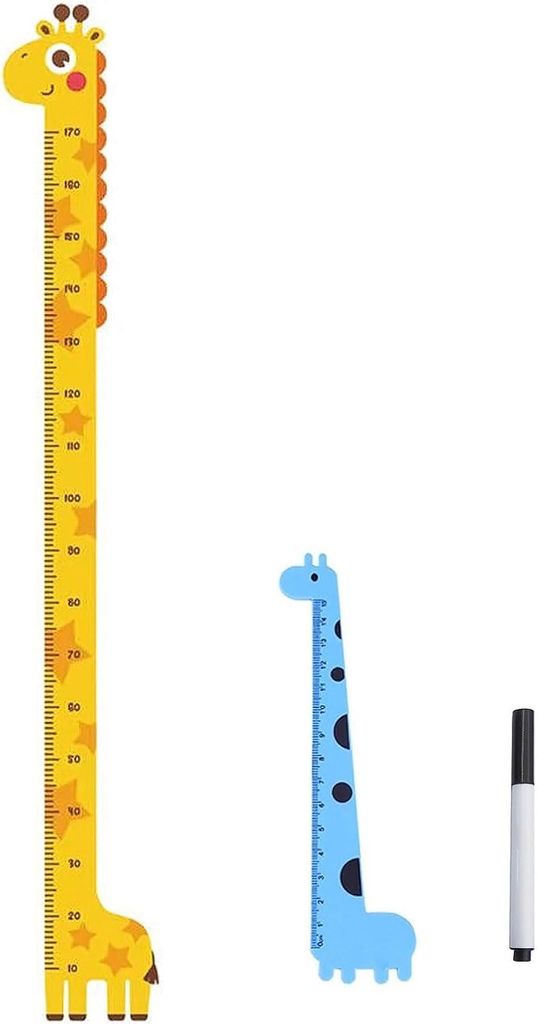 Größenmesslatte für Kinder, Wachstumsmesser mit Stift, Zimmerdekoration