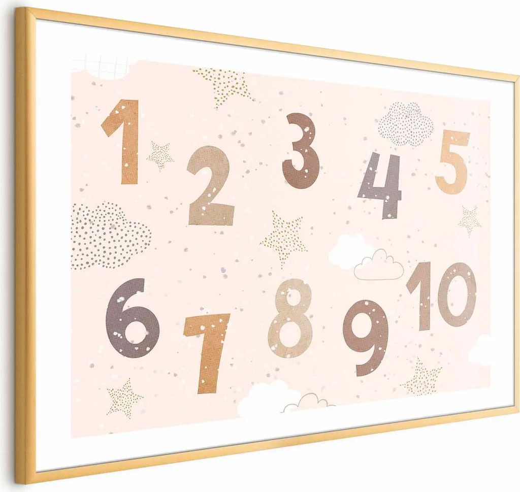 Cornice Oro 60x40 cm con Poster e Margine: Ideale per Regalo