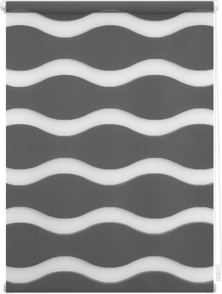Duo Rollo Welle Klemmfix, ohne Bohren Anthrazit 60 cm x 15 Produktbild 