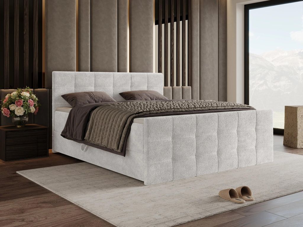 Chilly Möbel Design Bett Modena - Komfort Boxspringbett mit Produktbild 