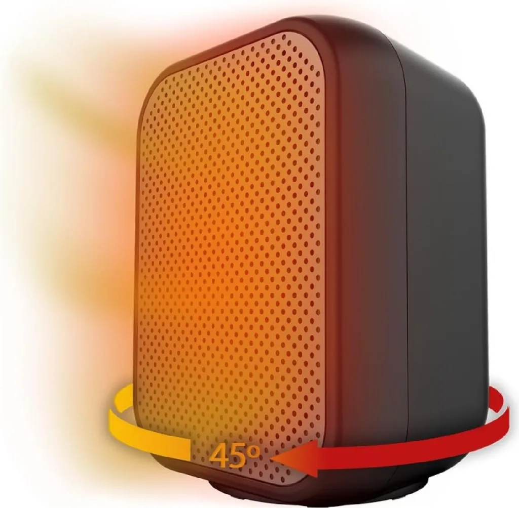 Chauffage Bureau et Chambre - Radiateur Céramique Silencieux 1500W Noir