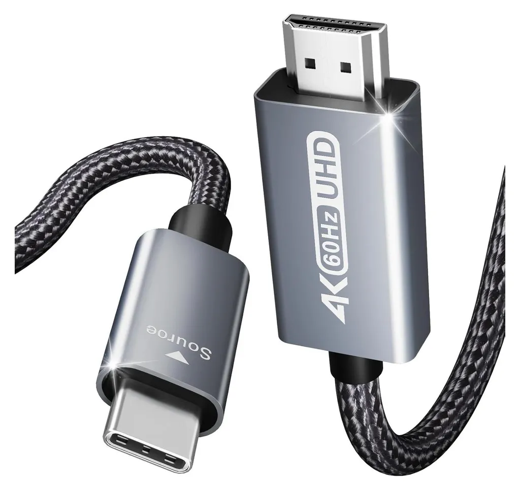 Câble USB C vers HDMI 4K 60Hz BENFEI 1.8m en aluminium robuste