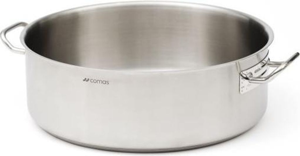 COMAS 12141 Niedriger Kochtopf ohne Deckel MAGNA EXPERT Edelstahl Ø 40 cm / Gastro