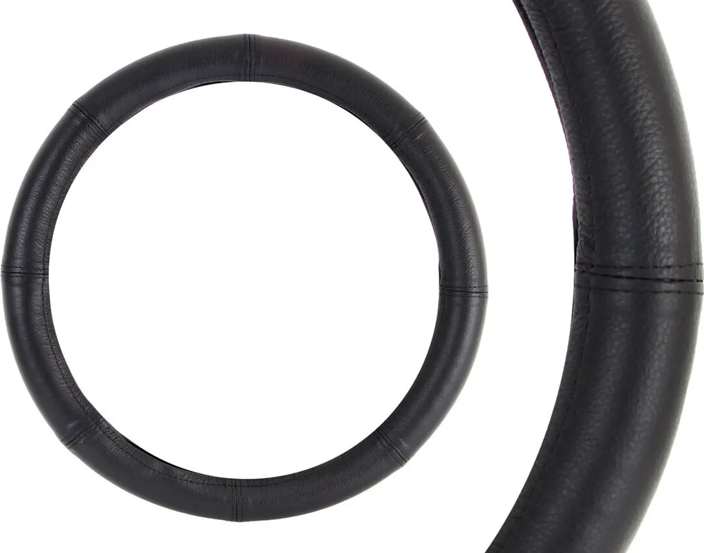 Coprivolante XL 41-43cm AMIO-01768 in Pelle Nera | Accessori Professionali