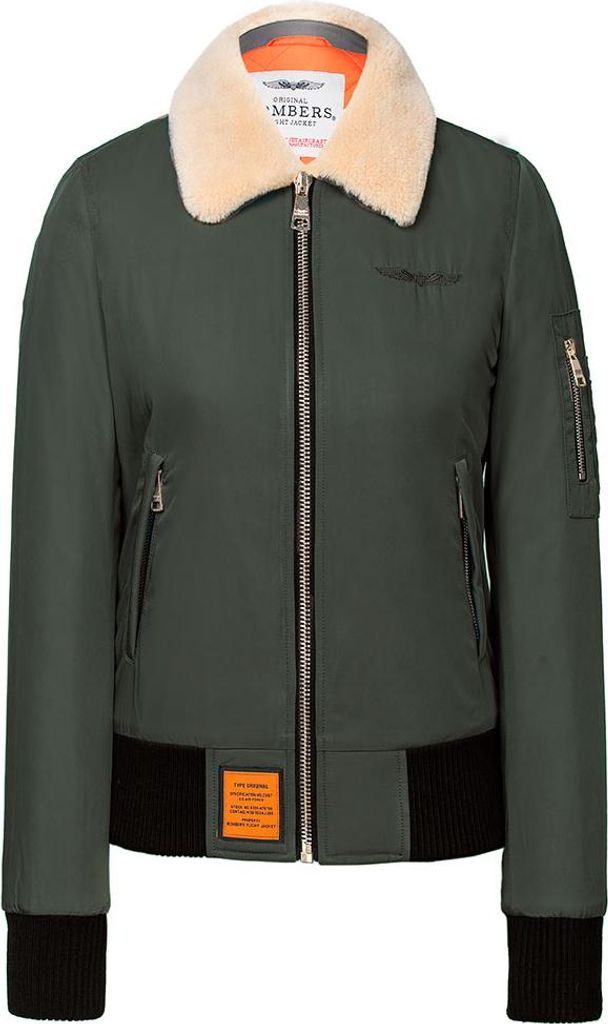 Bombers Original Barcelone Jacke Grün XL Damen Grün XL