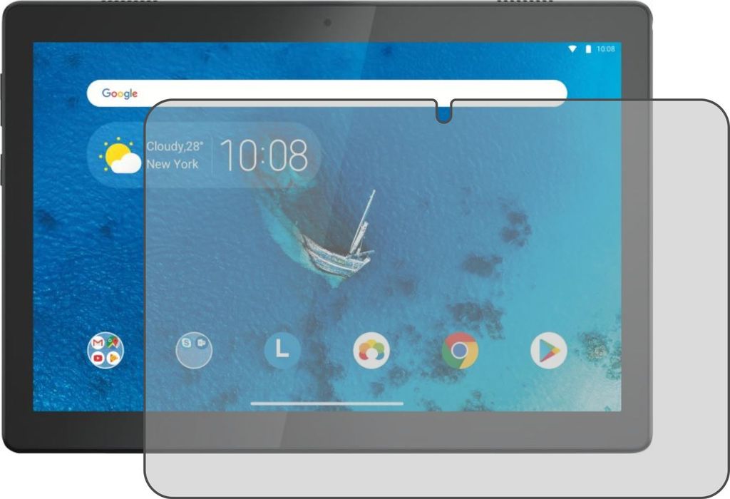 2x Schutzfolie für Lenovo Tab M10 TB-X505F kristallklare Displayschutzfolie Antibakteriell