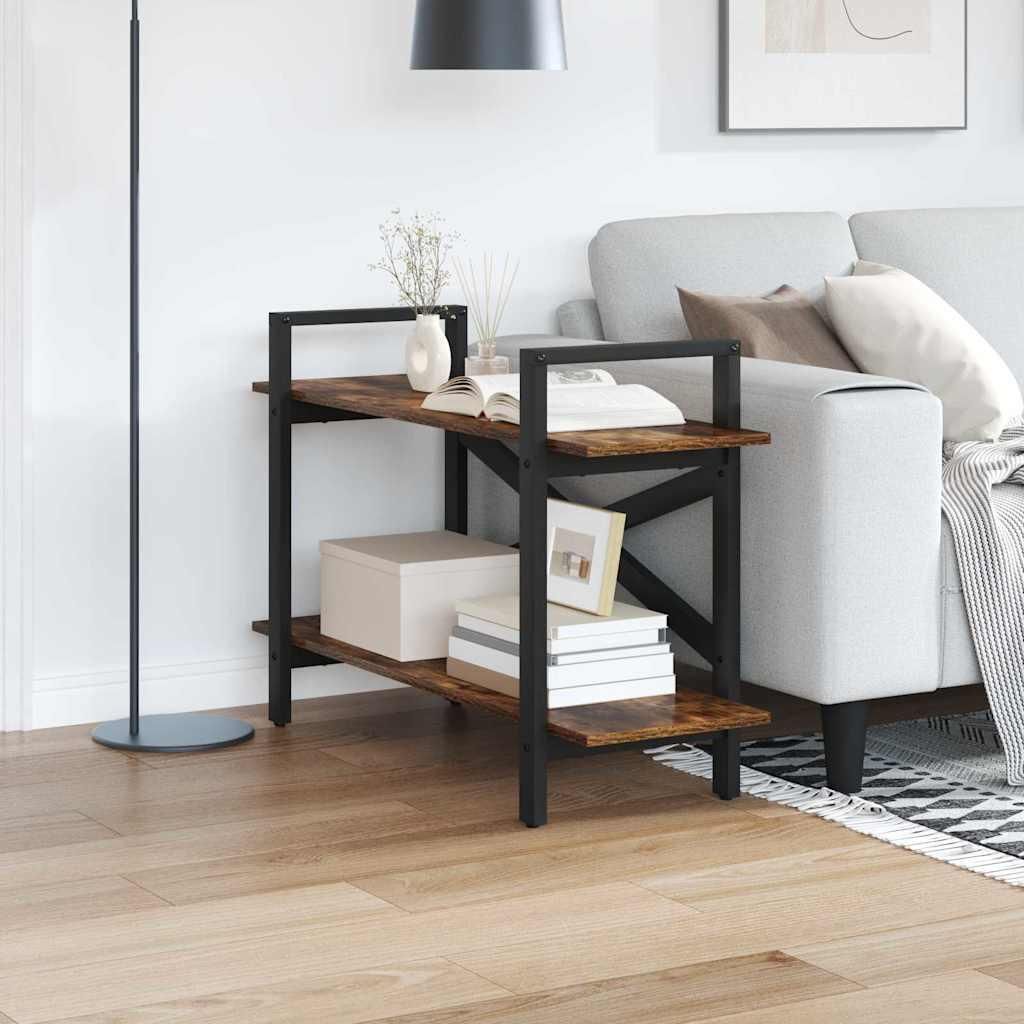 Maison Exclusive - Bücherregal Geräucherte Eiche 100 x 33,5 x 64 cm Holzwerkstoff
