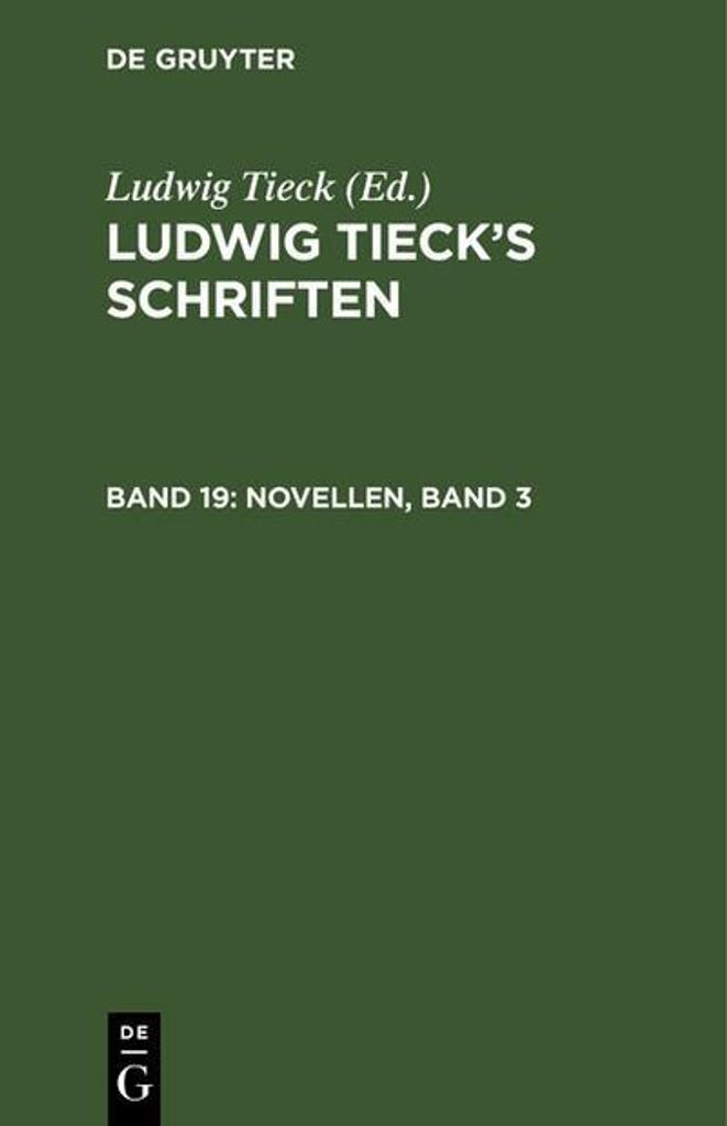 Novellen, Band 3