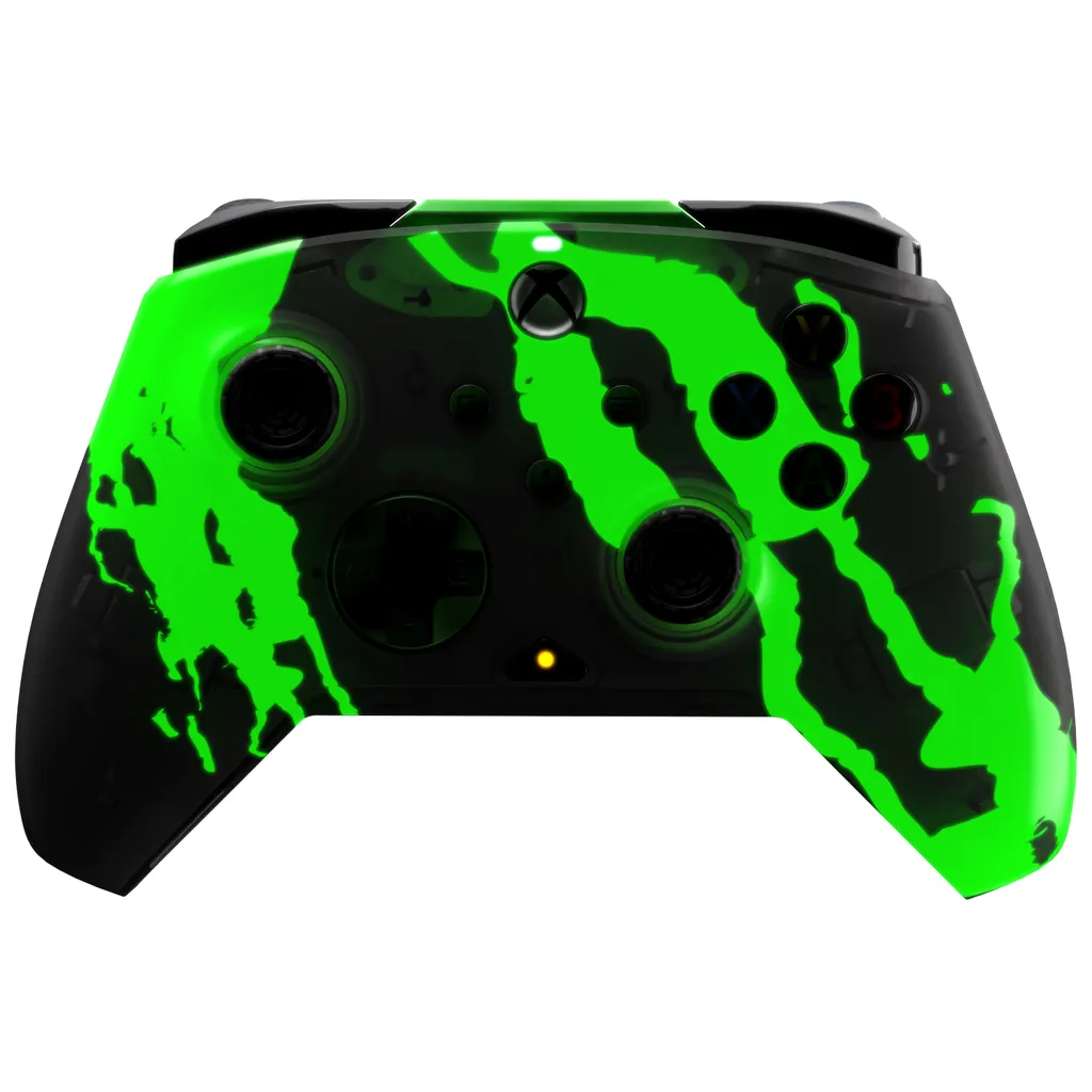 PDP Rematch Green Glow Manette avec Boutons Programmables pour Xbox X - 2