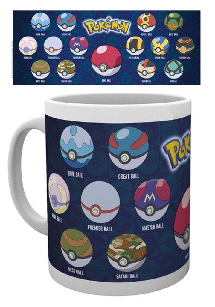 Pokemon - Tazza "Varianti Pokeball" Tazza da caffè Tazza da Immagine del prodotto 