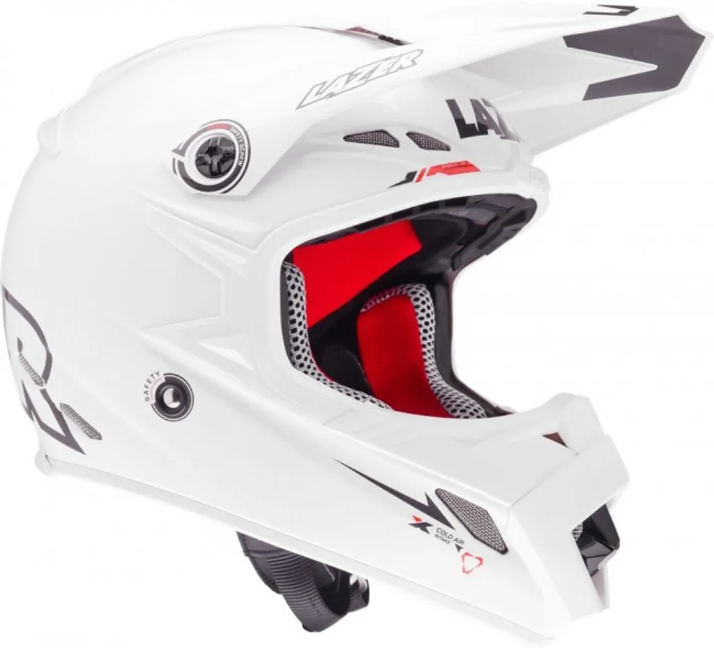 Casque Moto Cross Lazer MX8 X-Line Blanc S - Spécial Sorties Tout-Terrain