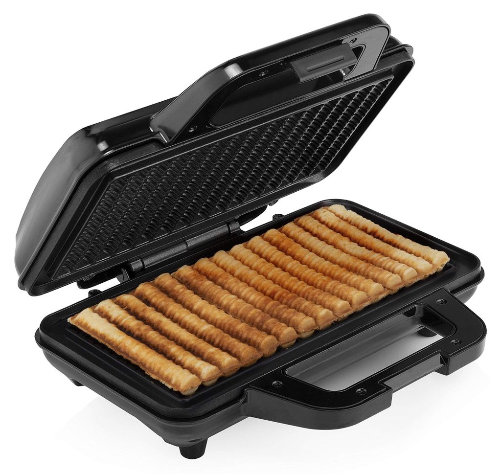 Tristar Wafel-frietmaker WF-1171 1000W Zwart en zilver Productafbeelding 