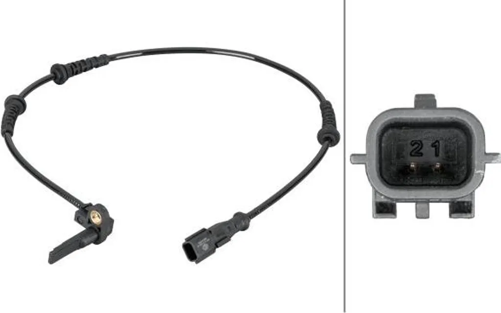 Capteur de vitesse de roue HELLA 6PU pour supprimer voyant ABS Renault