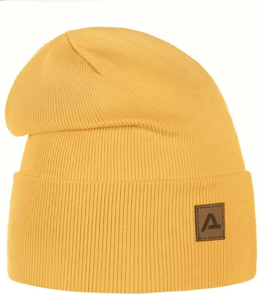 Cappello Essenziale Unisex RIB MUSTARD - Design Minimal a Coste