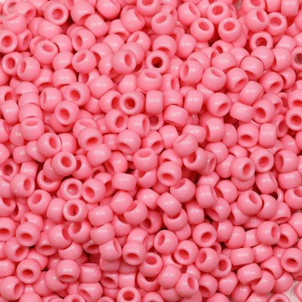 Perles poney roses en forme de cheval pour loisirs créatifs enfant