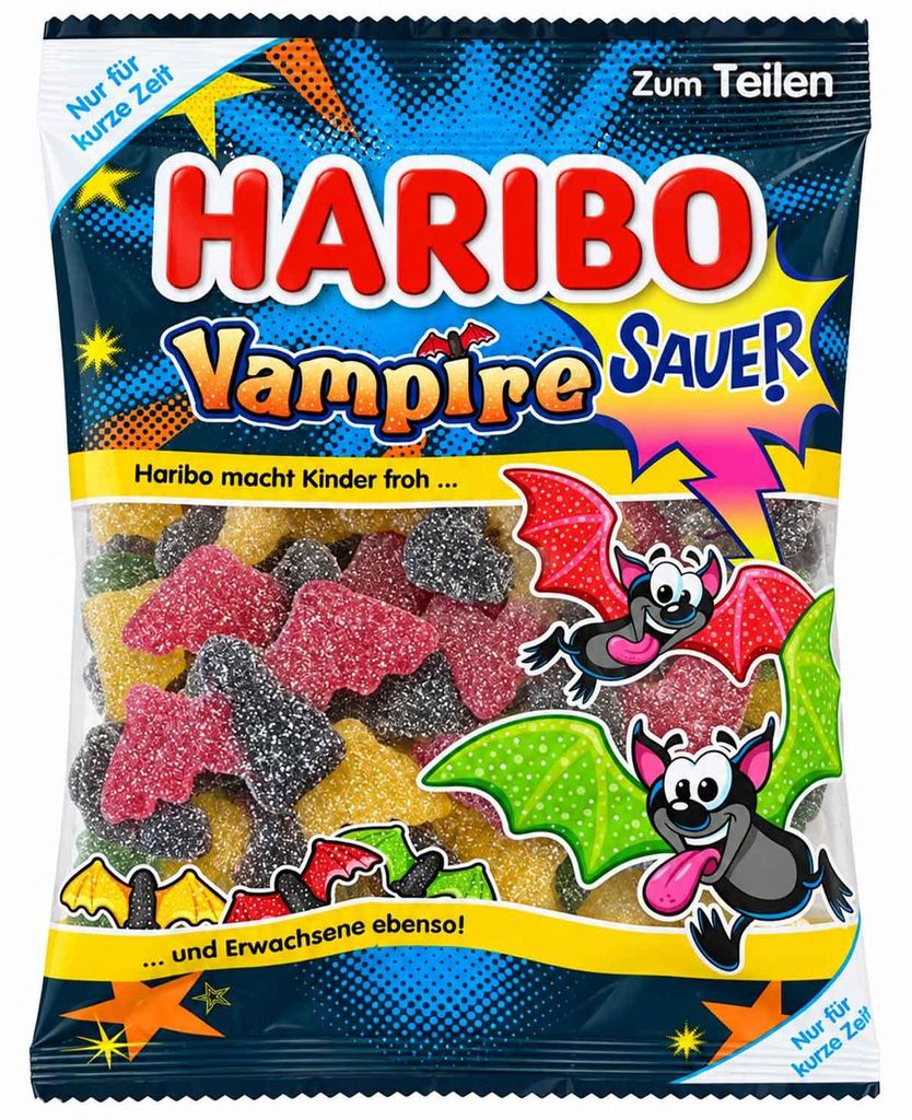 Haribo Vampire sauer 175g Produktbild 