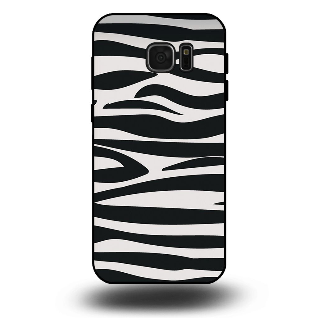 Smartphonica Handyhülle passend für Samsung Galaxy A23 5G mit Zebradruck - TPU-Hülle mit Zebradruck-Design - Schwarz Weiß
