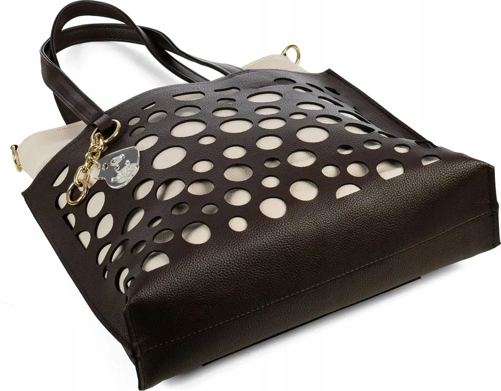 Borsa Laura Biaggi Beige Spaziosa | Ideale per Lavoro e Shopping - 7