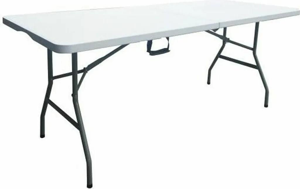 Table pliante 180 cm compacte : gagnez de la place pour vos 8 invités