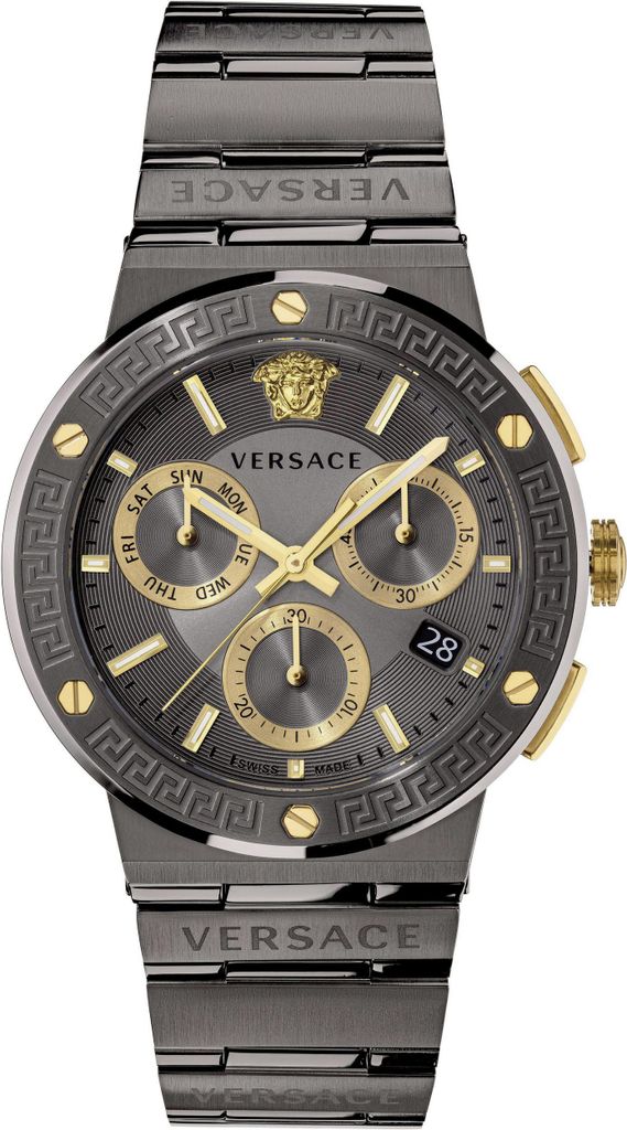 Versace Herren Uhr Armbanduhr Chronograph GRECA LOGO Produktbild 