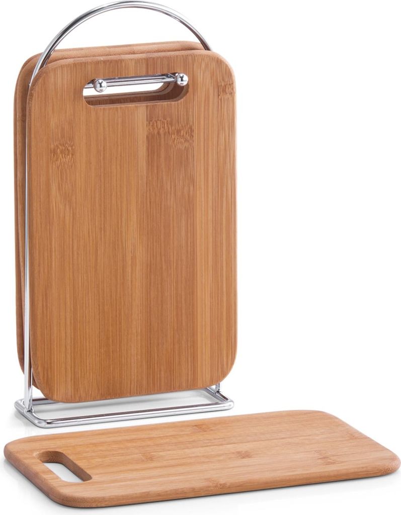 Ensemble de 4 planches à découper avec support Zeller, Image du produit 