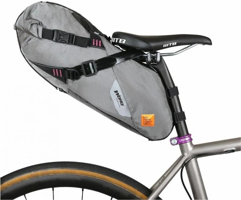 Woho XTouring Dry S Sac de Selle HoneyComb Gris Iron SDB-010 Robuste SDB