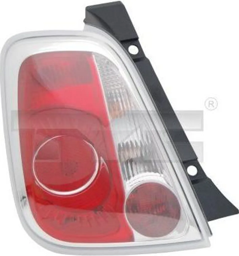 Feu arrière pour Fiat 500 bloc optique gauche TYC 11-11284-01-2