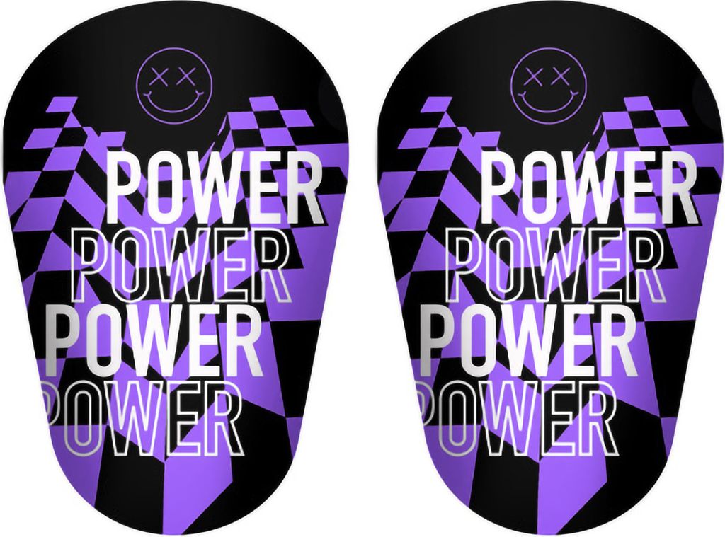 1 Paar Mini-Fußball-Schienbeinschoner mit Buchstabenmuster, rutschfest, für Kinder, Jugendliche, Erwachsene, Spieler, Miniatur-Schienbeinschoner,...