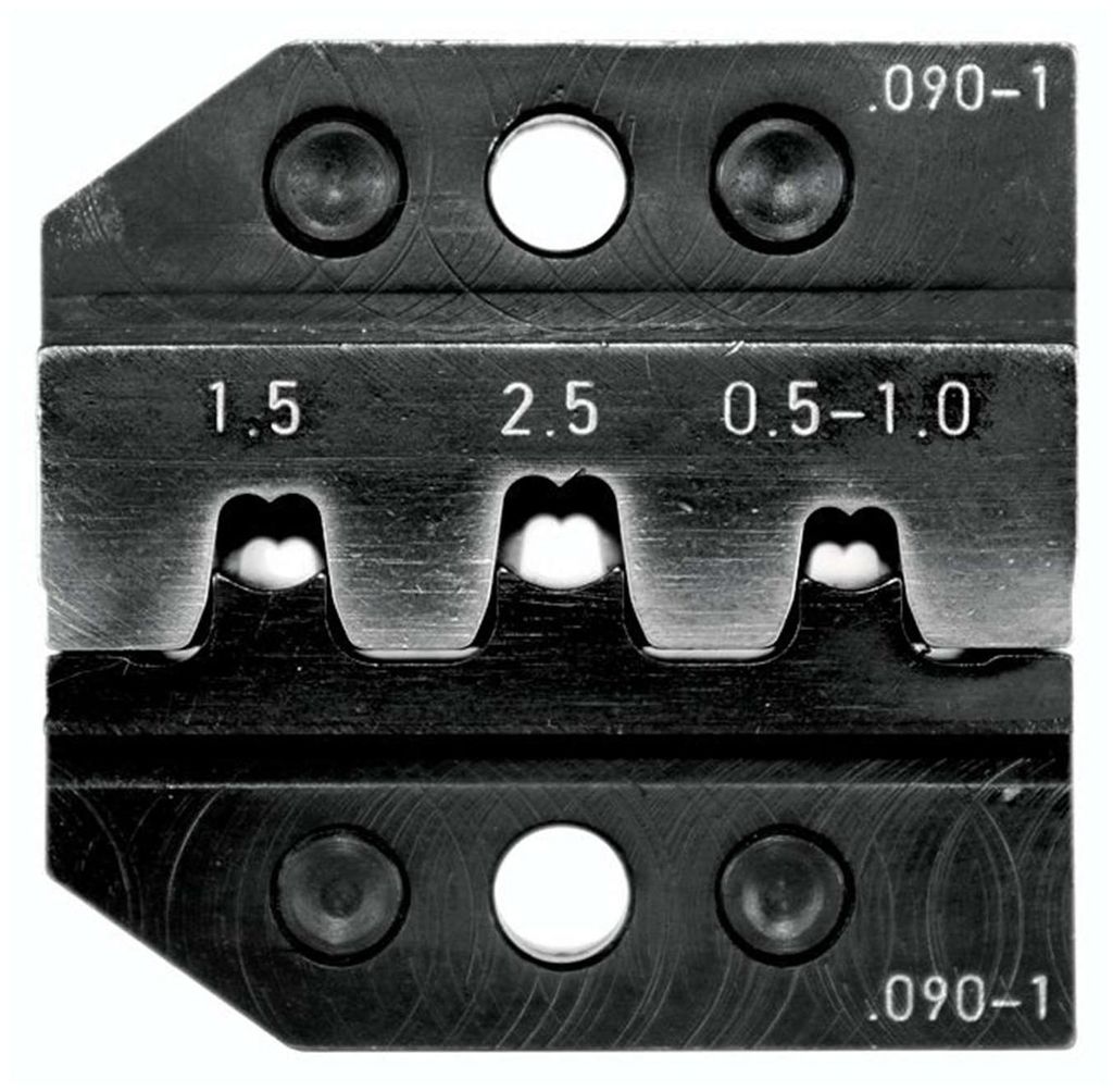 624 090-1 3 0 Rennsteig Werkzeuge GmbH Crimpeinsatz für isolierte / unisolierte Aderendhülsen Querschnitt 0,5mm² -