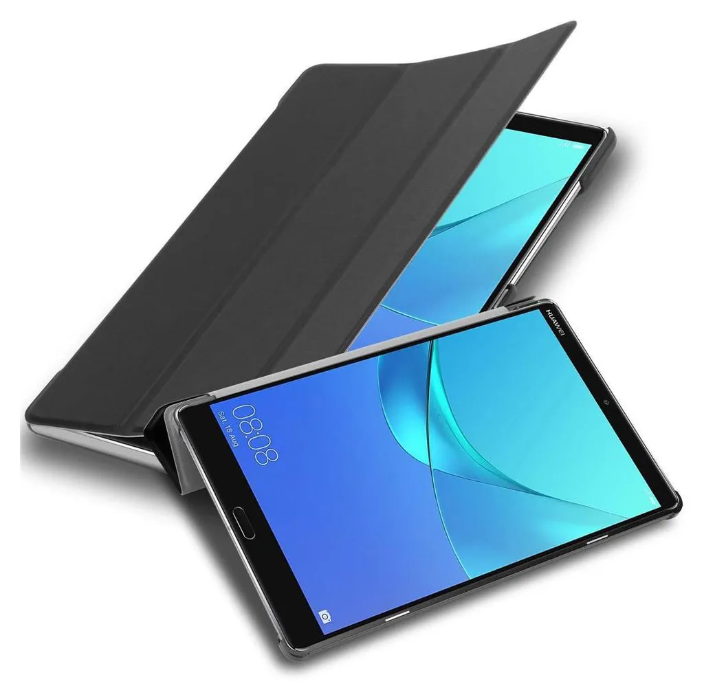 Custodia Huawei MediaPad M5 8.4 Cadorabo - Cover Smart Wake Up Nera