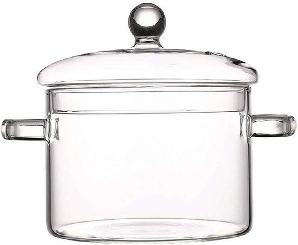 Glaskochtopf 1500ml hitzebeständig zum Kochen