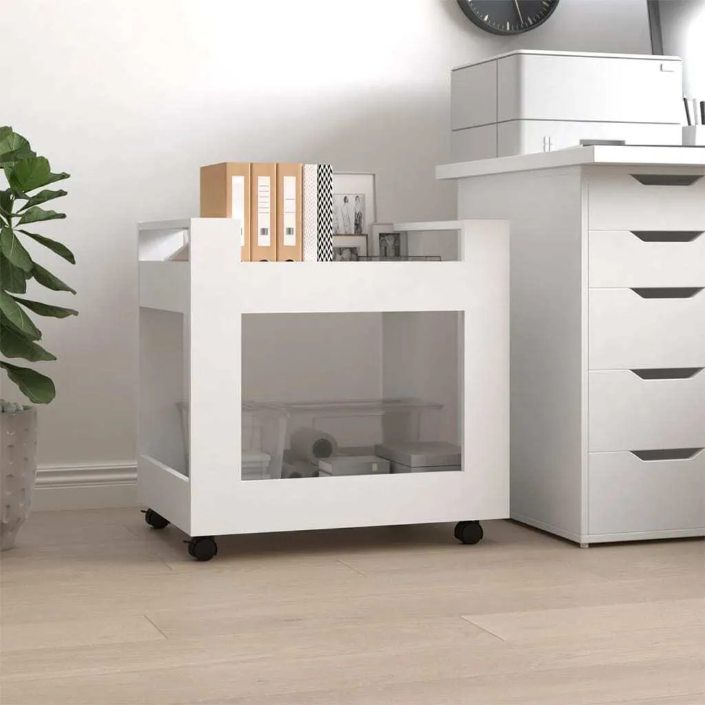 Mobiletto Sottoscrivania Bianco 60x45x60 cm | The Living Store Online